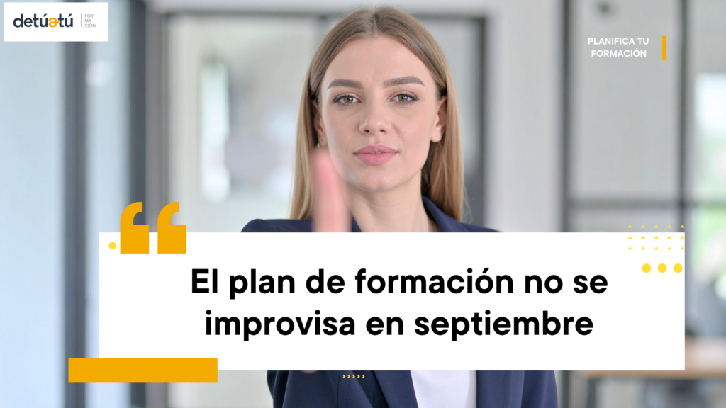 La formación de fundae no se improvisa en septiembre